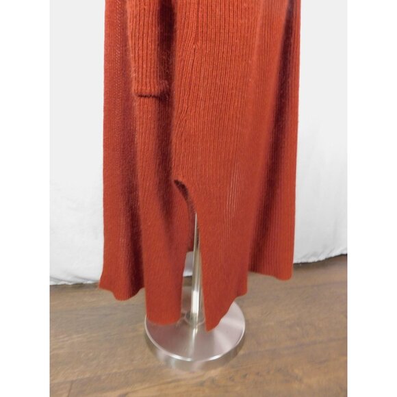 Unified Title "No Boundaries Large Rust Duster Cardigan Lace Up Cottagecore - Picture 5 of 12